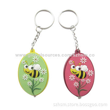 Custom 3D Cute Cartoon Souvenir Soft PVC Key Chain